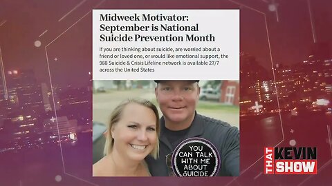 2023092 - @thatkevinshow2023 - Seg3 - #DrMarcSiegel on "Suicide Prevention Month"