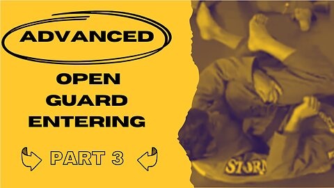 Apply correct hip pressure to get the back | Advanced open guard entering (Part 3)