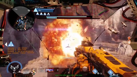 MAGA Titanfall 2 Frontier Defense Highlight Reel Forwardbase Kodai Orange Monarch Hard Difficulty!