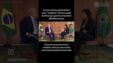 E lá vem o Lula com aqueles números super “verdadeiros”