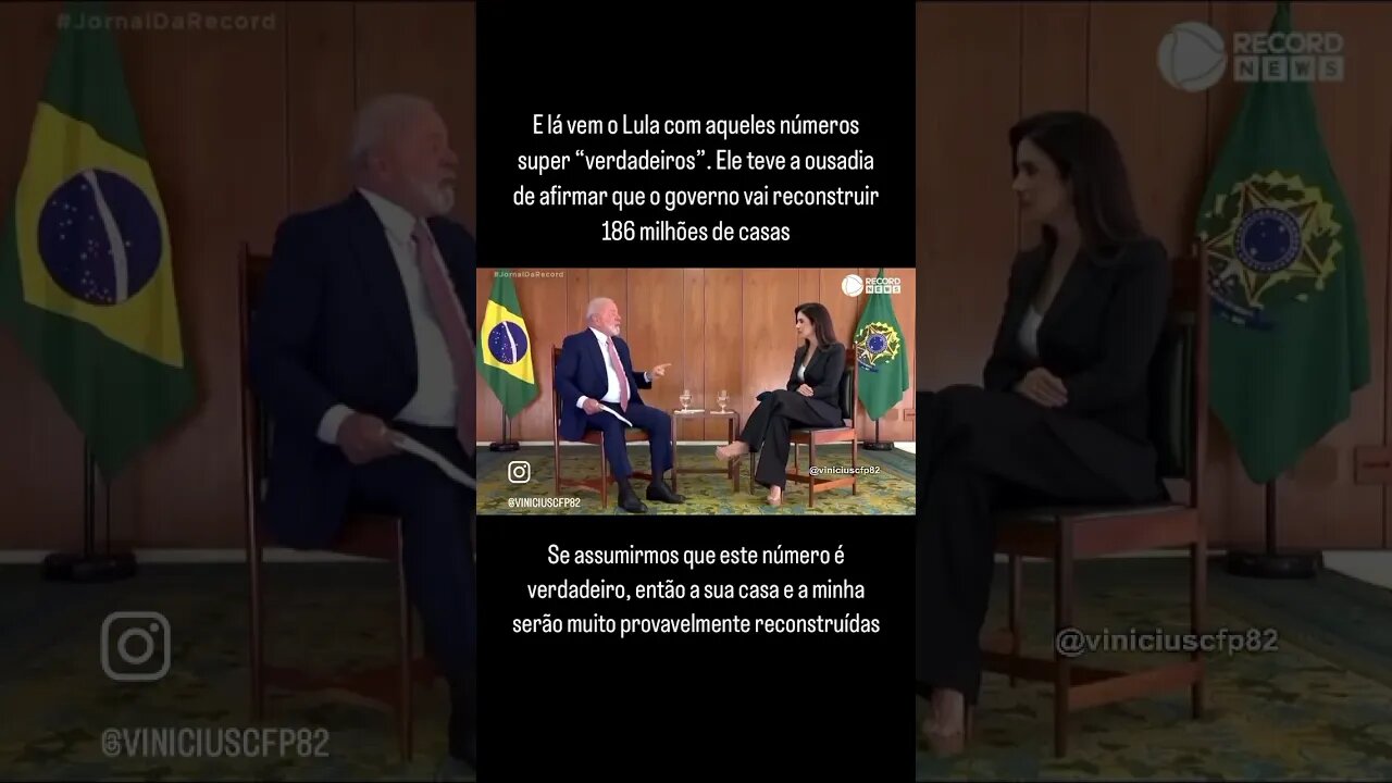 E lá vem o Lula com aqueles números super “verdadeiros”