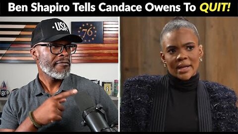 CANDACE OWENS RESPONDS TO BEN SHAPIRO AFTER HE TELLS HER TO QUIT!