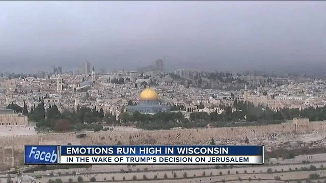 Trump's decision on Jerusalem has emotions running high in Wisconsin