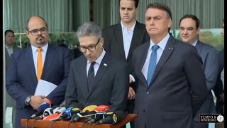 Governador de MG Romeu Zema declara apoio à Bolsonaro