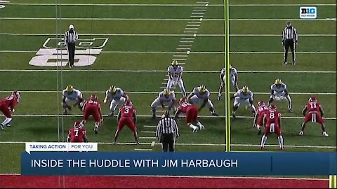 Inside the Huddle with Jim Harbaugh: one-on-one with the coach after Michigan snaps skid