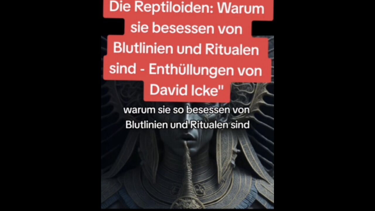 Die Reptoloiden, warum sie besessen von Blutlinien und Ritualen sind