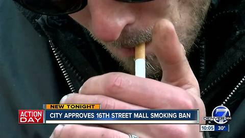 Denver City Council unanimously approves 16th St. Mall smoking ban