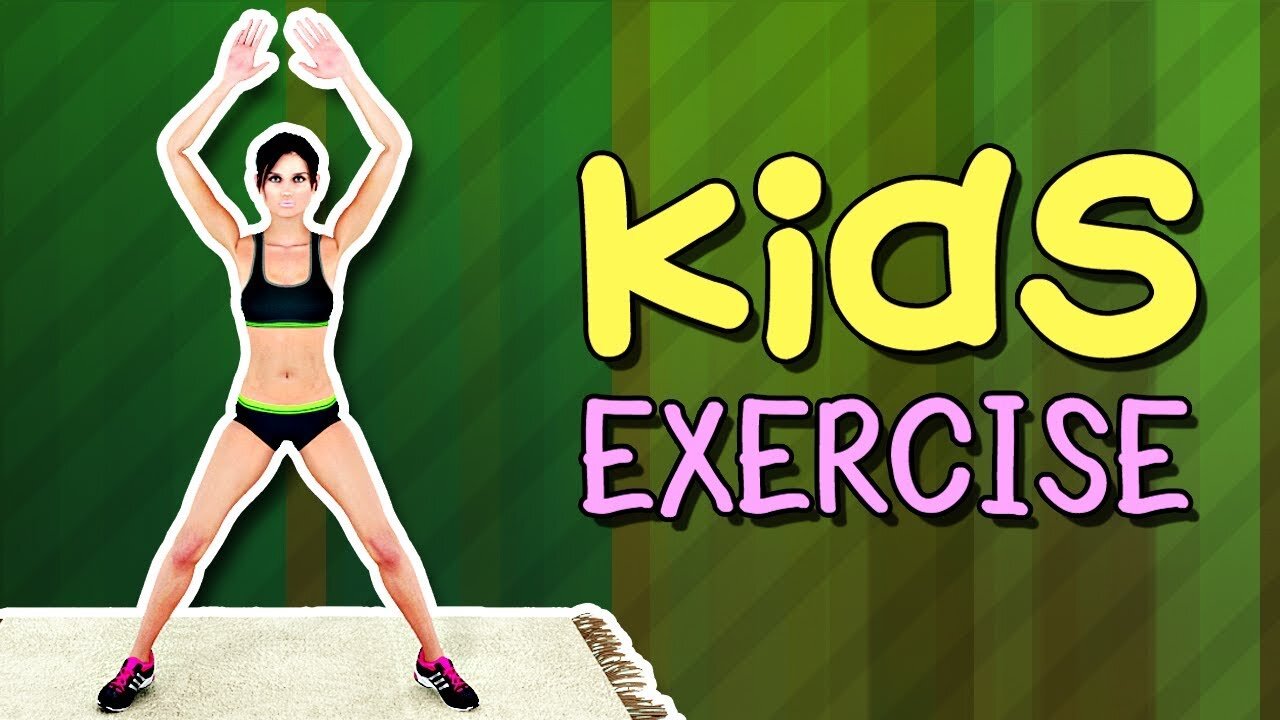 Kids exercise. Kids workout at home