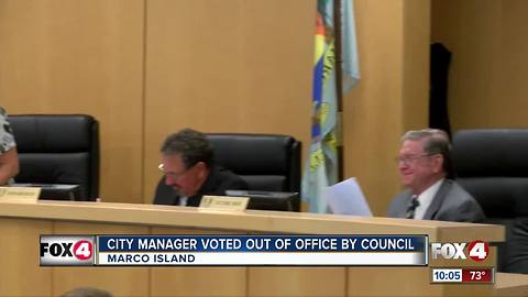 Embattled city manager fired