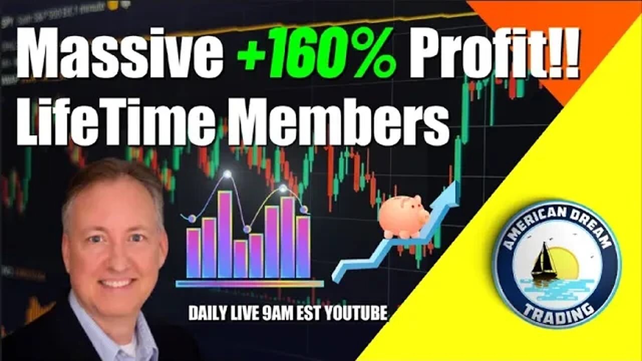 Massive +160% Profit Lifetime Members Stock Market Success