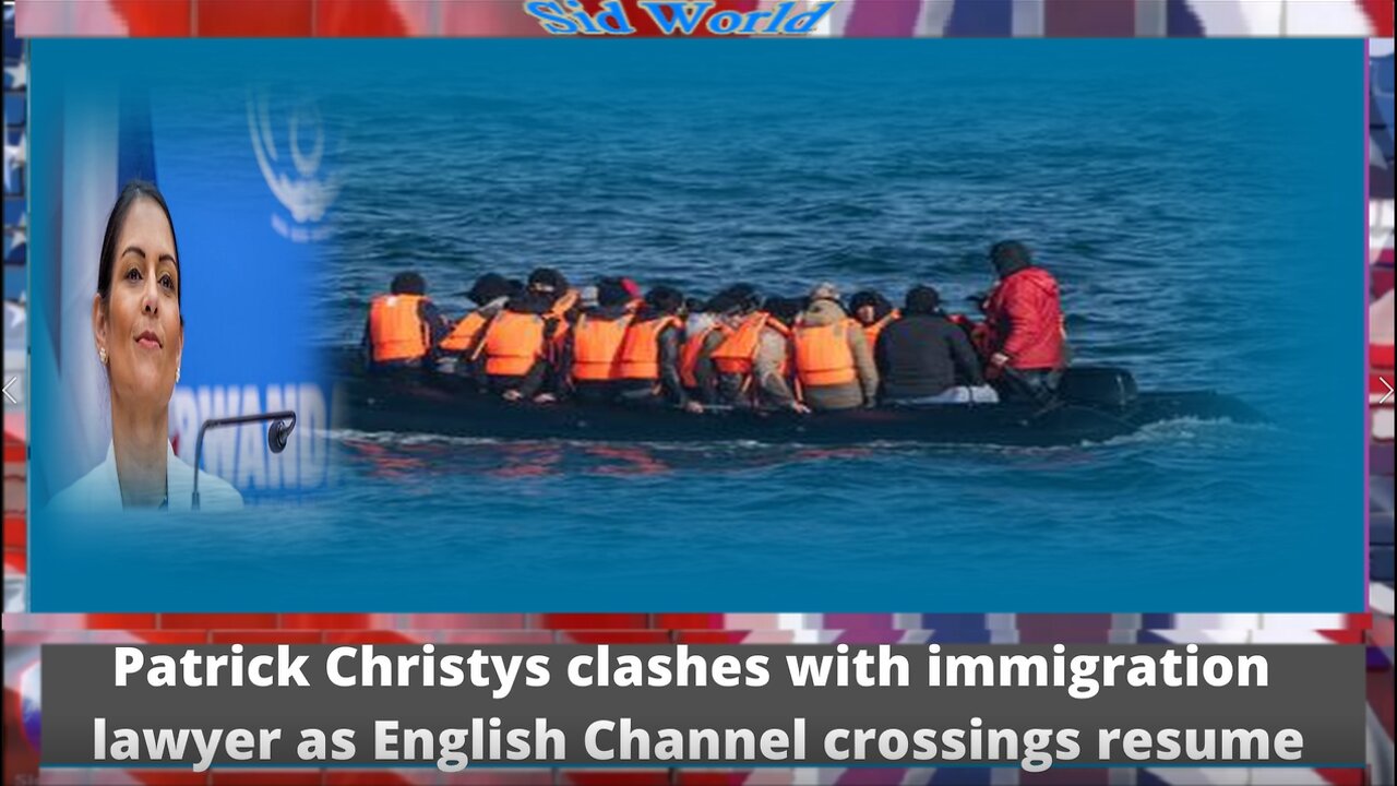 Patrick Christys clashes with immigration lawyer as English Channel crossings resume