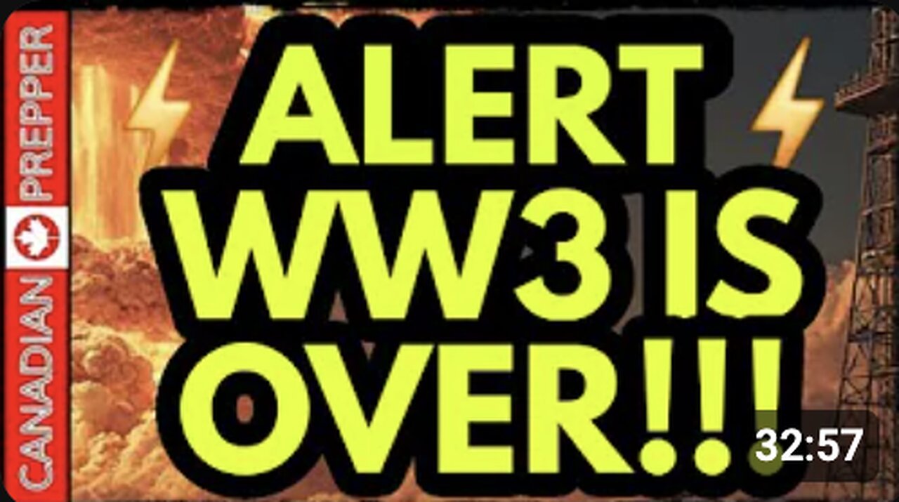 ⚡ALERT: GREAT NEWS! CIVIL WAR AVERTED! WW3 CANCELLED! ECONOMY FIXED! STOP PREPPING!