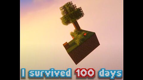 I Survived 100 Days In Minecraft SKYBLOCK Hardcore!!