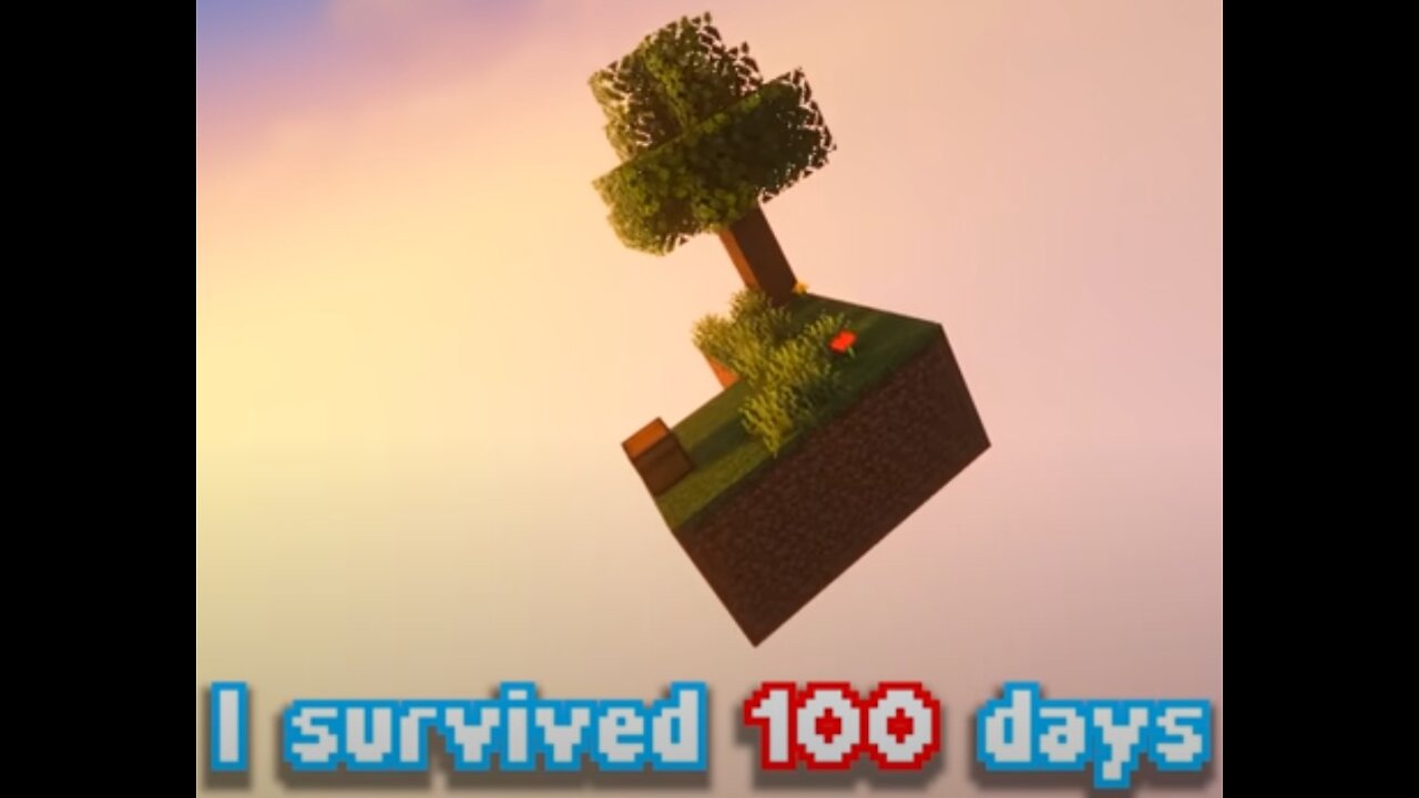 I Survived 100 Days In Minecraft SKYBLOCK Hardcore!!