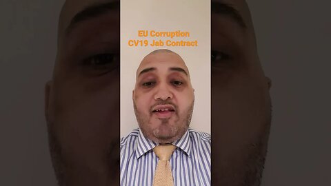 EU Corruption CV19 Jab Contract