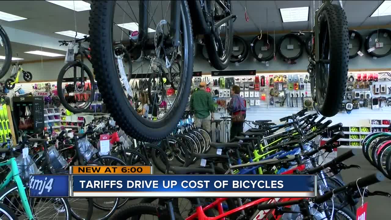 Tariffs drive up the cost of bicycles around Milwaukee