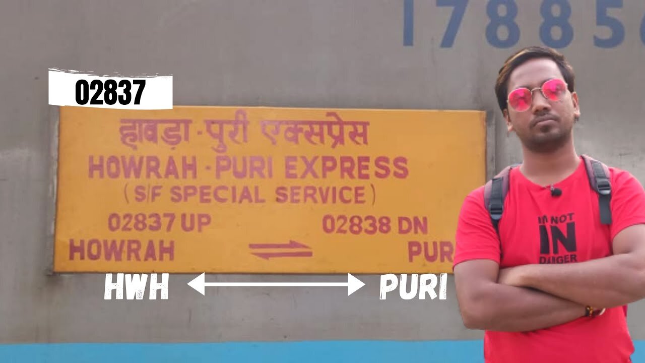 Train To Puri | 02837 Howrah To Puri | Puri Festival Special Full Journey Vlog 2021 | By AKV...🚆🚆🇮🇳