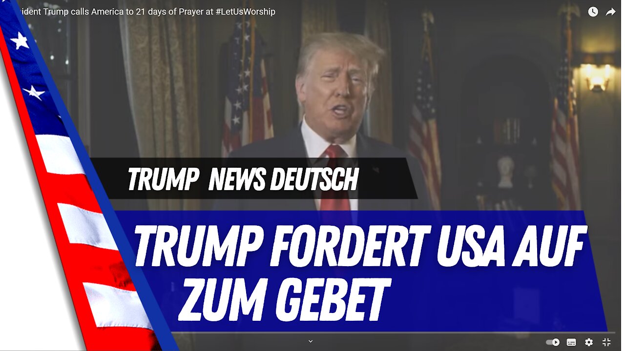 Donald Trump ruft auf zum Gebet.
