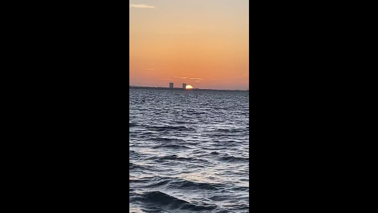 Sunrise from Sanibel Island Causeway PT 1 (Livestream Clip)