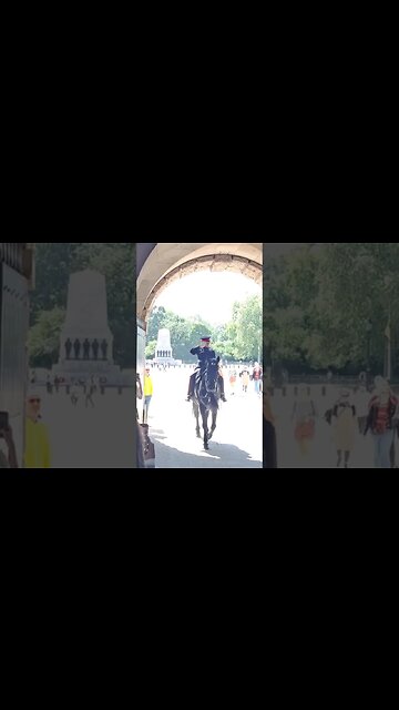 salute in side the arches #horseguardsparade