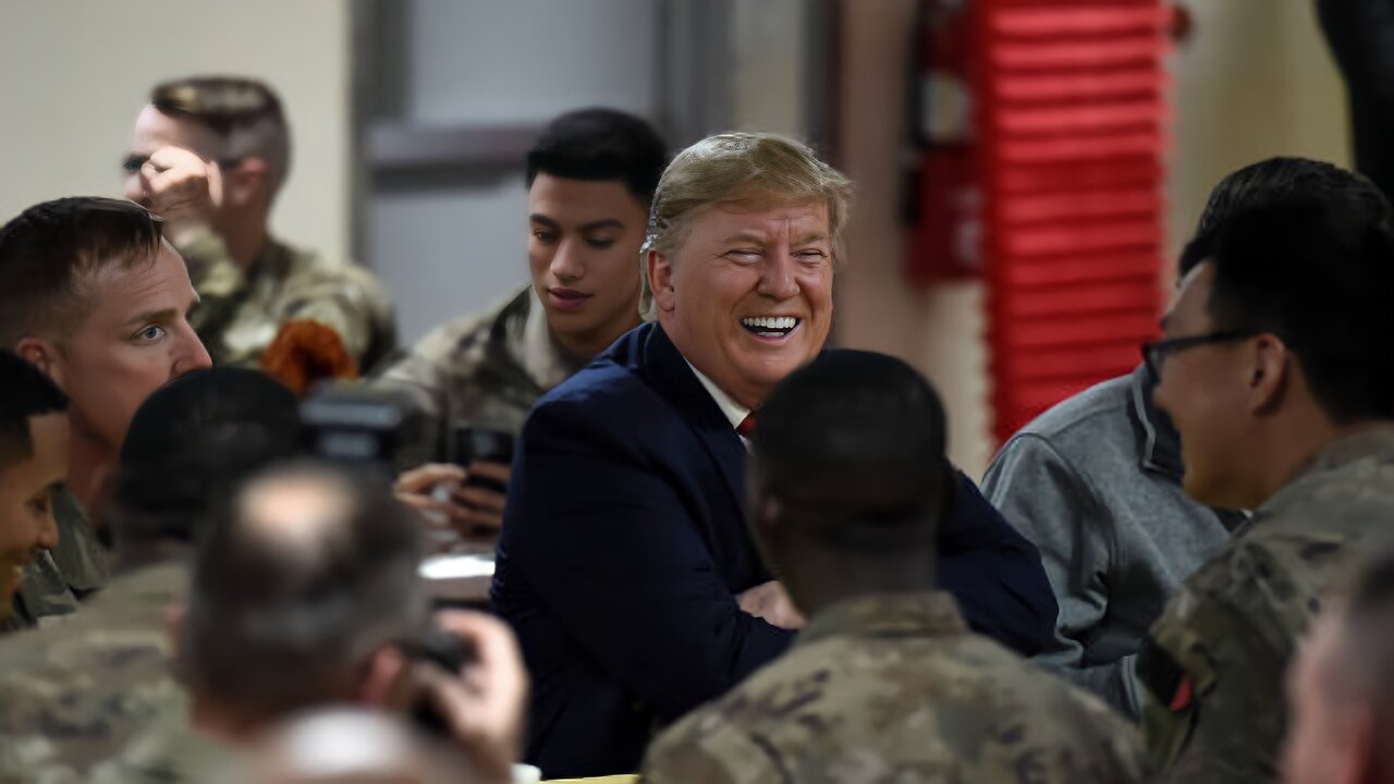 President Trump Honors Troops in Afghanistan on Thanksgiving