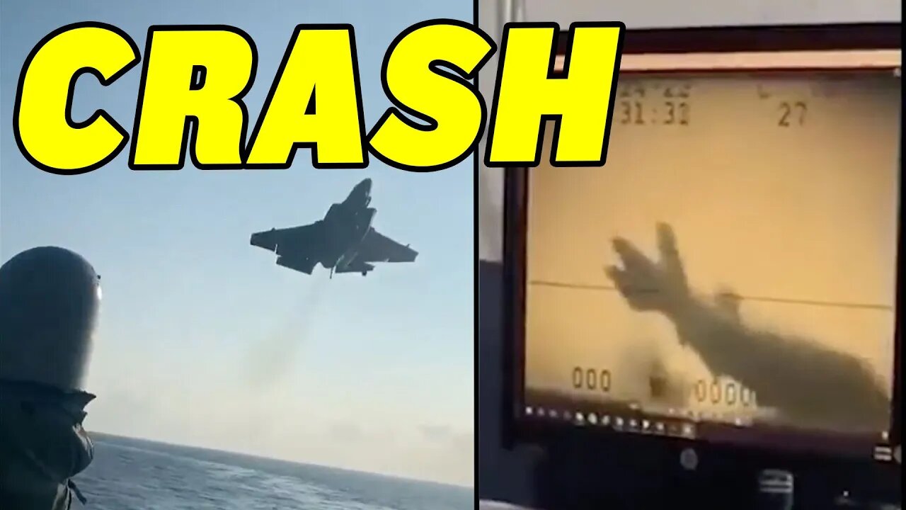 WATCH F-35 Crash in South China Sea