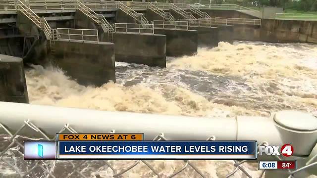 Lake Okeechobee levels rising