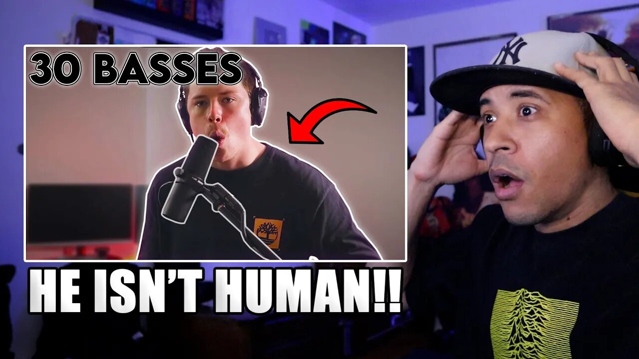 HE'S AN ALIEN!! | D-Low - 1 BEATBOXER 30 BASSES (Reaction)