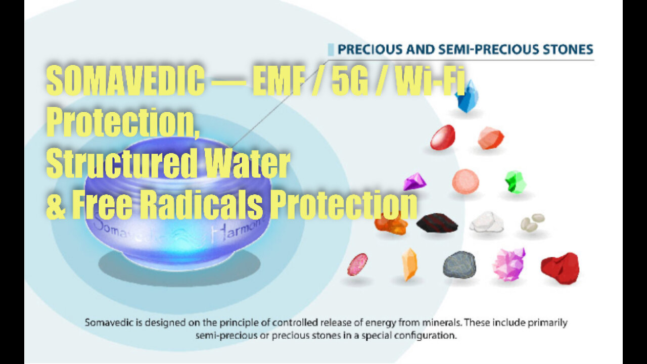 SOMAVEDIC DEVICES – EMF / 5G / Wi-Fi /Geopathic Zones/Free Radicals Protection & Structured Water