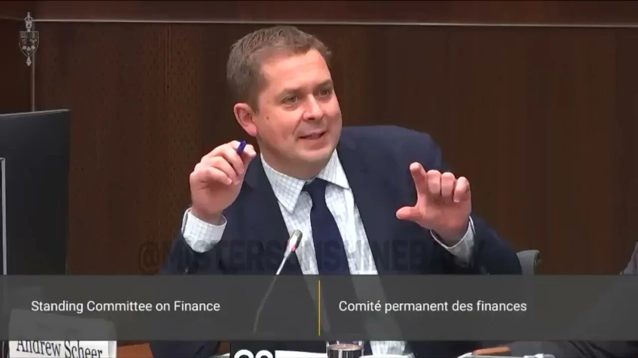 Andrew Sheer Destroys Bank Of Canada