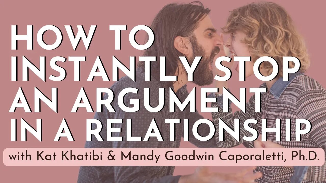 How to Instantly STOP an Argument in a Relationship (short)