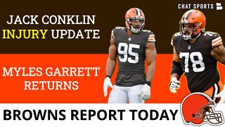 Browns Injury News On A KEY Starter + Myles Garrett's Week 1 Status?