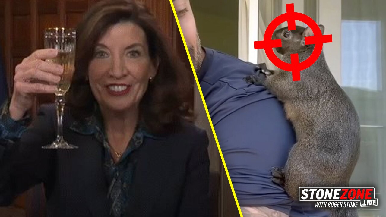 Roger Stone Responds to Peanut the Squirrel's Murder by Kathy Hochul's Goons | StoneZONE Clip