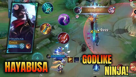 NEW ITEM! GODLIKE NINJA! Epic Ranked Hayabusa