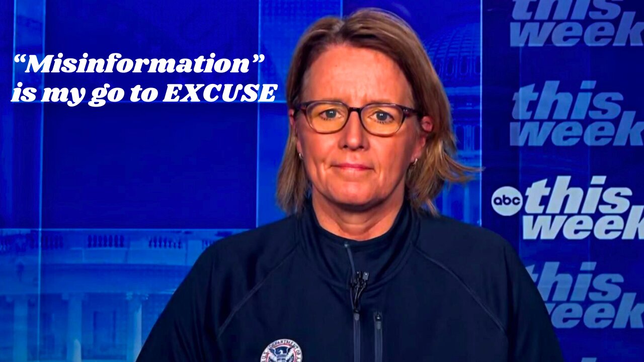 FEMA Administrator Blames "Misinformation" for Her Failure