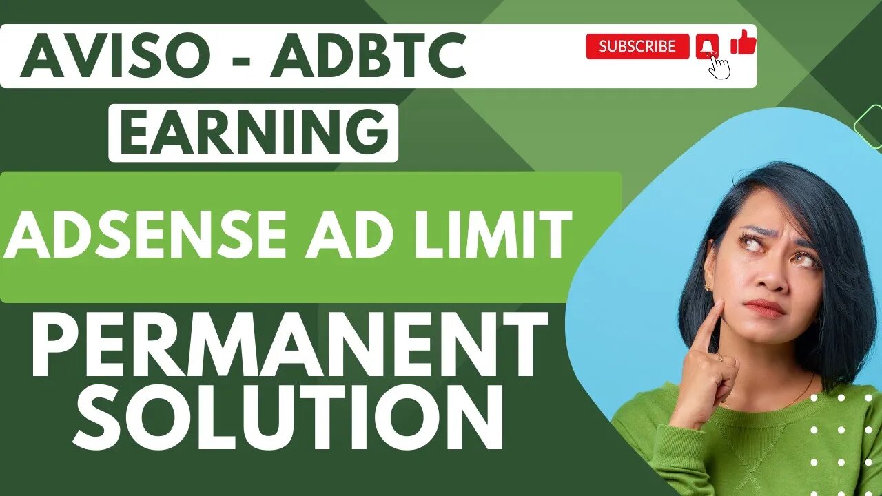 Aviso AdBTC | how to earn money Review | Adsense Ads Limit Permanent Solution | Urdu | Hindi