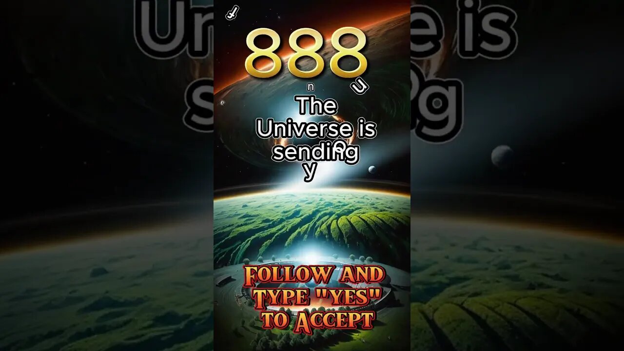 The Universe is sending you Financial Miracle! #angelmessage #angelnumber888 #888 #8888