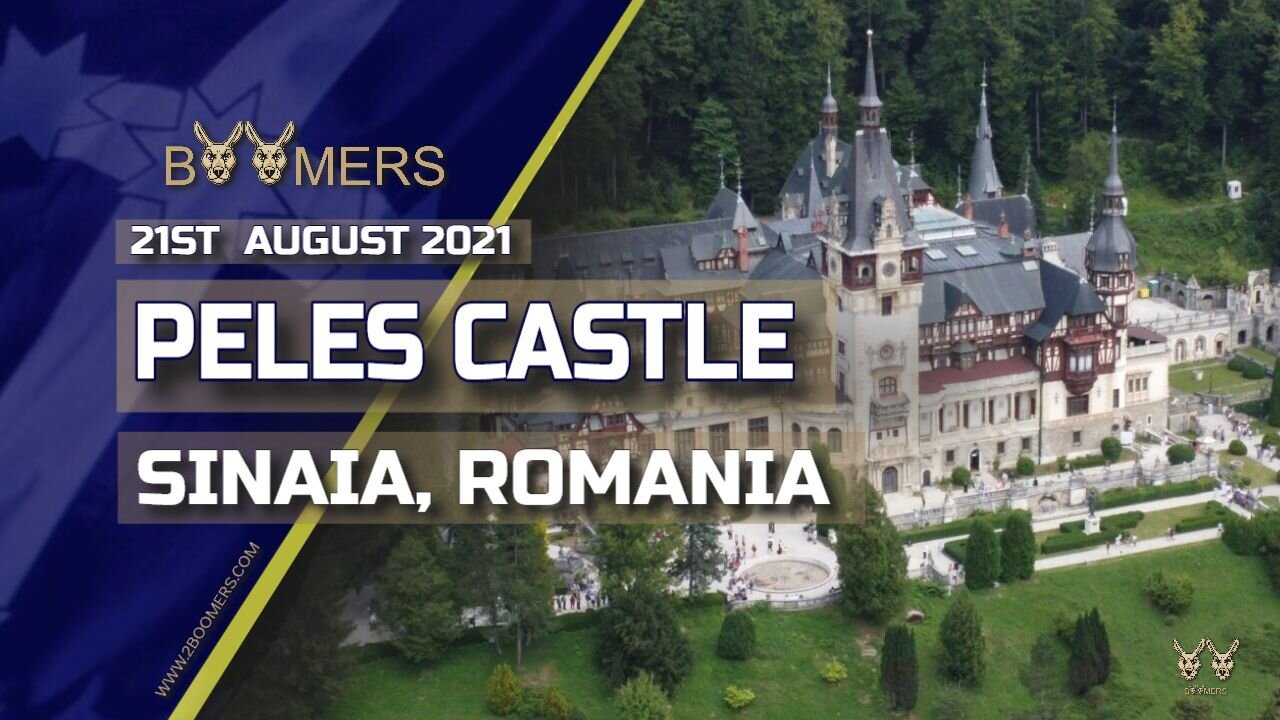 PELES CASTLE, SINAIA, ROMANIA - 21ST AUGUST 2021