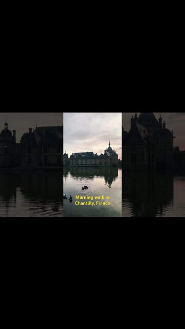 Sunrise walk in Chantilly ￼