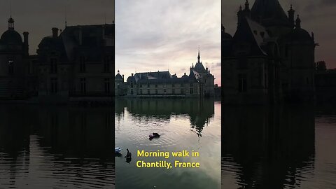 Sunrise walk in Chantilly ￼