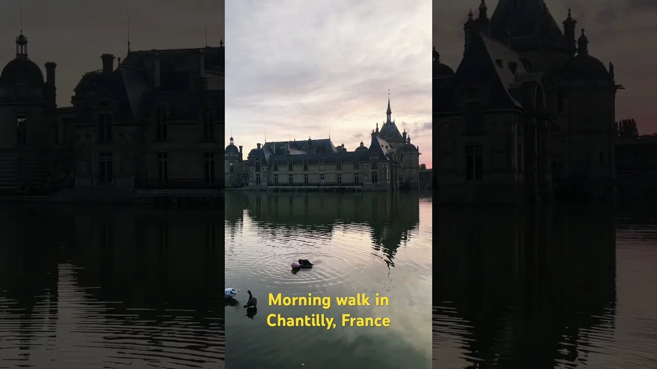 Sunrise walk in Chantilly 