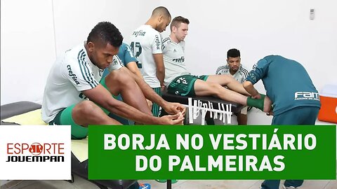 Tímido? Saiba como Borja age no vestiário do Palmeiras