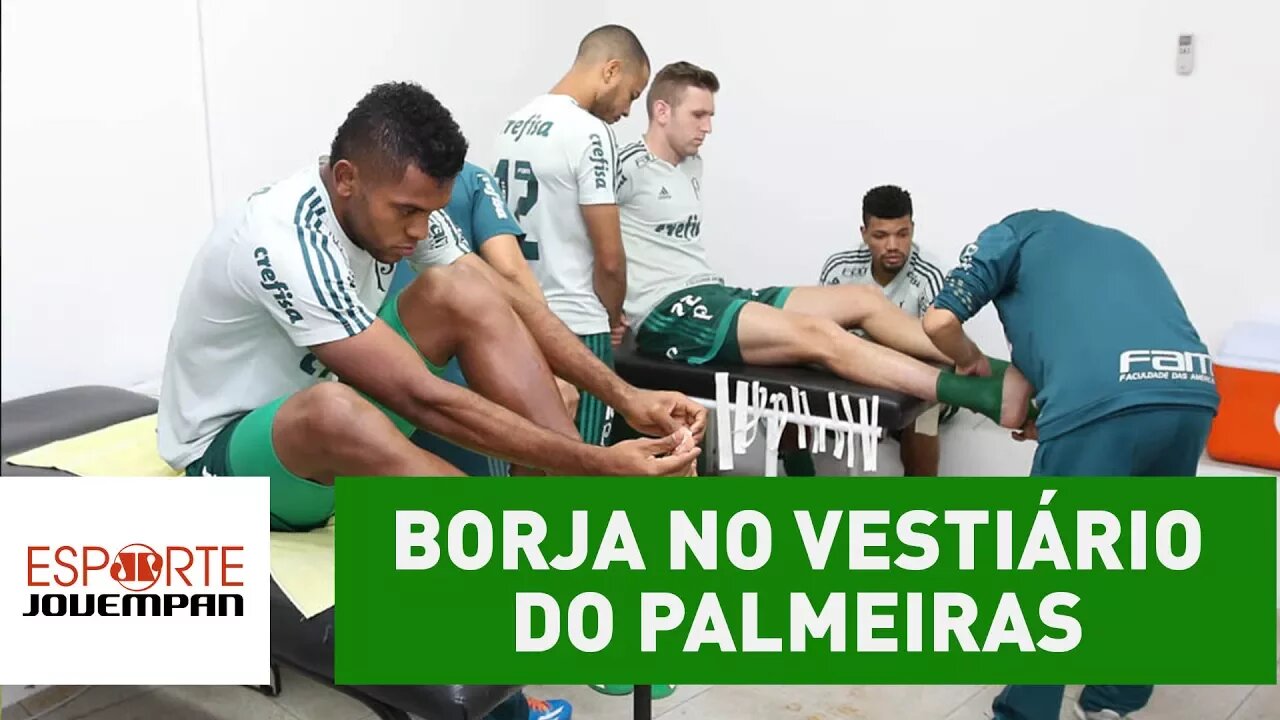 Tímido? Saiba como Borja age no vestiário do Palmeiras