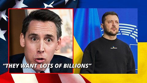 Josh Hawley Slams Calls To Indefinitely Fund Ukraine Prior To Zelensky's Washington