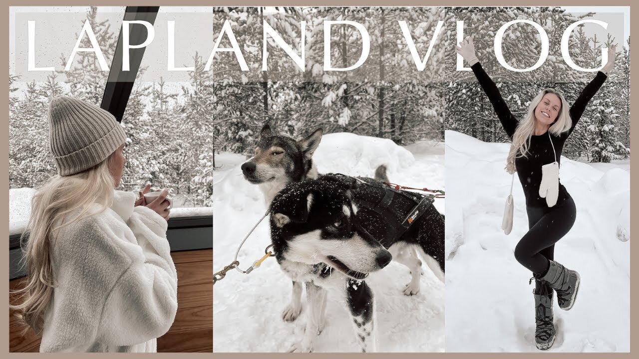 LAPLAND VLOG ❄️ come to Finland with us 🇫🇮