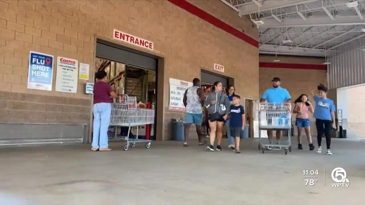 Shoppers rush to Costco as some supplies run out