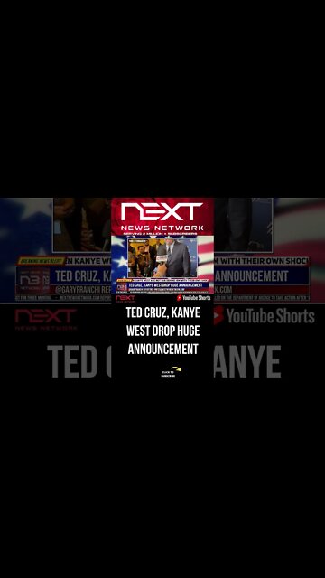 Ted Cruz, Kanye West Drop Huge Announcement #shorts