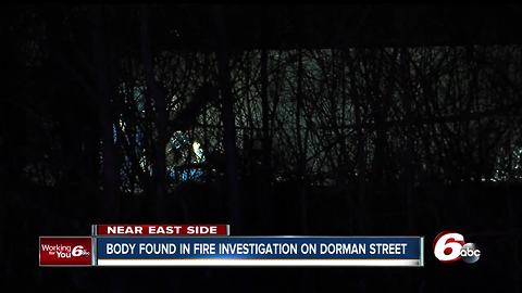 Body found at scene of fire on Indy's east side