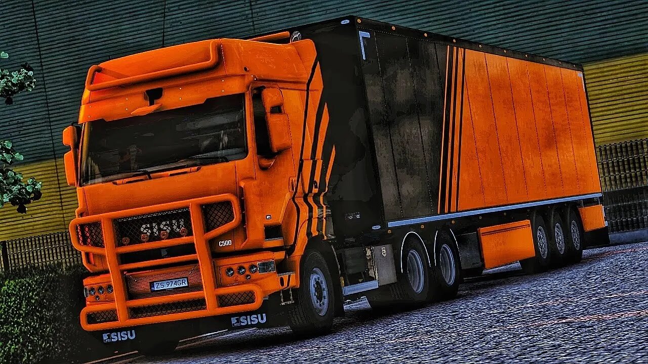 20 TONS of ORANGES delivered with Sisu R-Series | Euro Truck Simulator 2 Gameplay