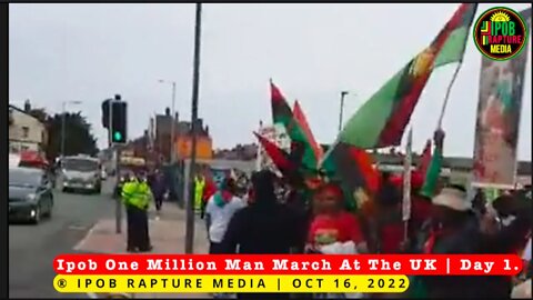 Ipob One Million Man March In The UK ( DAY 1 ) Oct 16, 2022